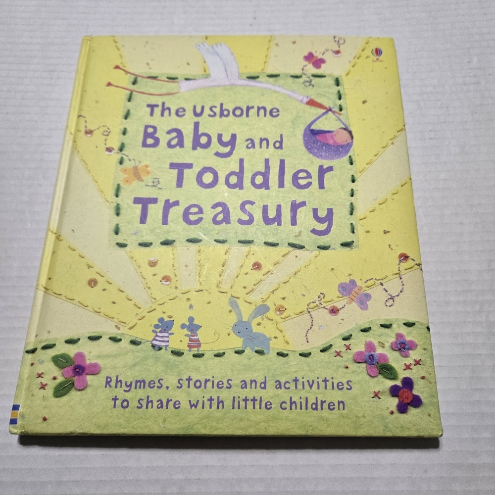 Usborne book for babies and toddlers, keepsake scrapbook baby book